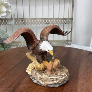 Westminster Eagle family Mother Eagle with baby eagles in the nest.